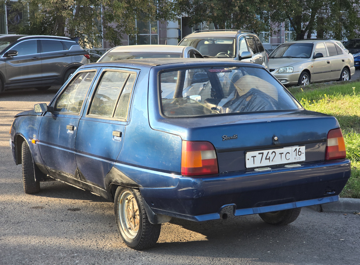 Татарстан, № Т 742 ТС 16 — ЗАЗ-110307 Славута '99-08