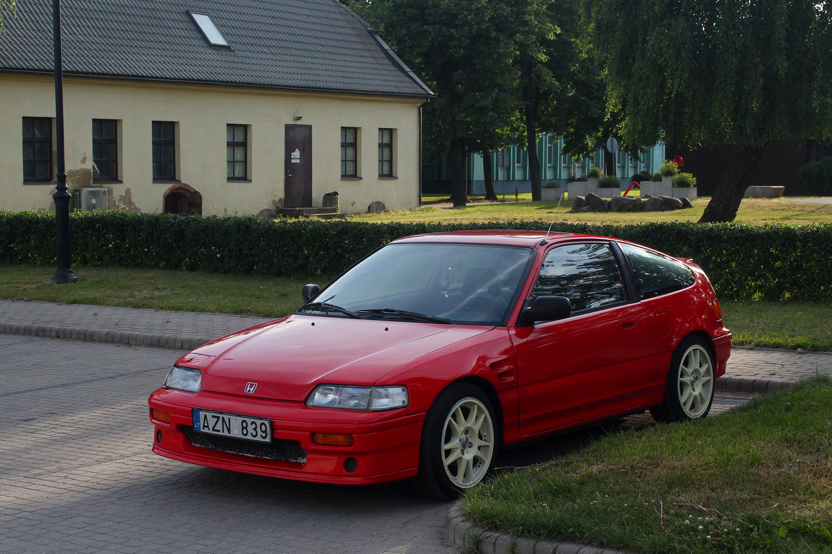 Литва, № AZN 839 — Honda CR-X (2G) '87-91