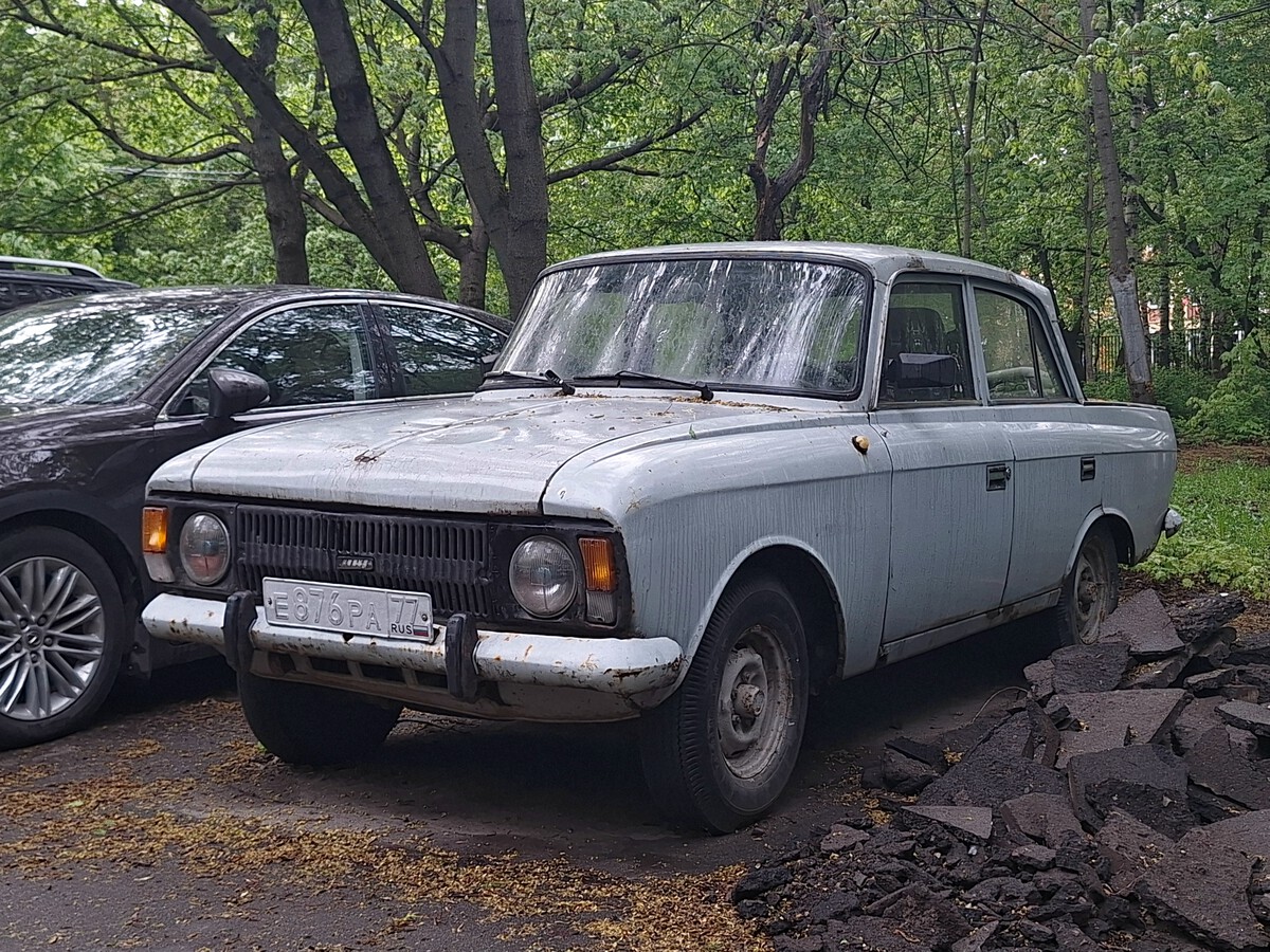 Москва, № Е 876 РА 77 — Москвич-412ИЭ-028 (Иж) '82-01