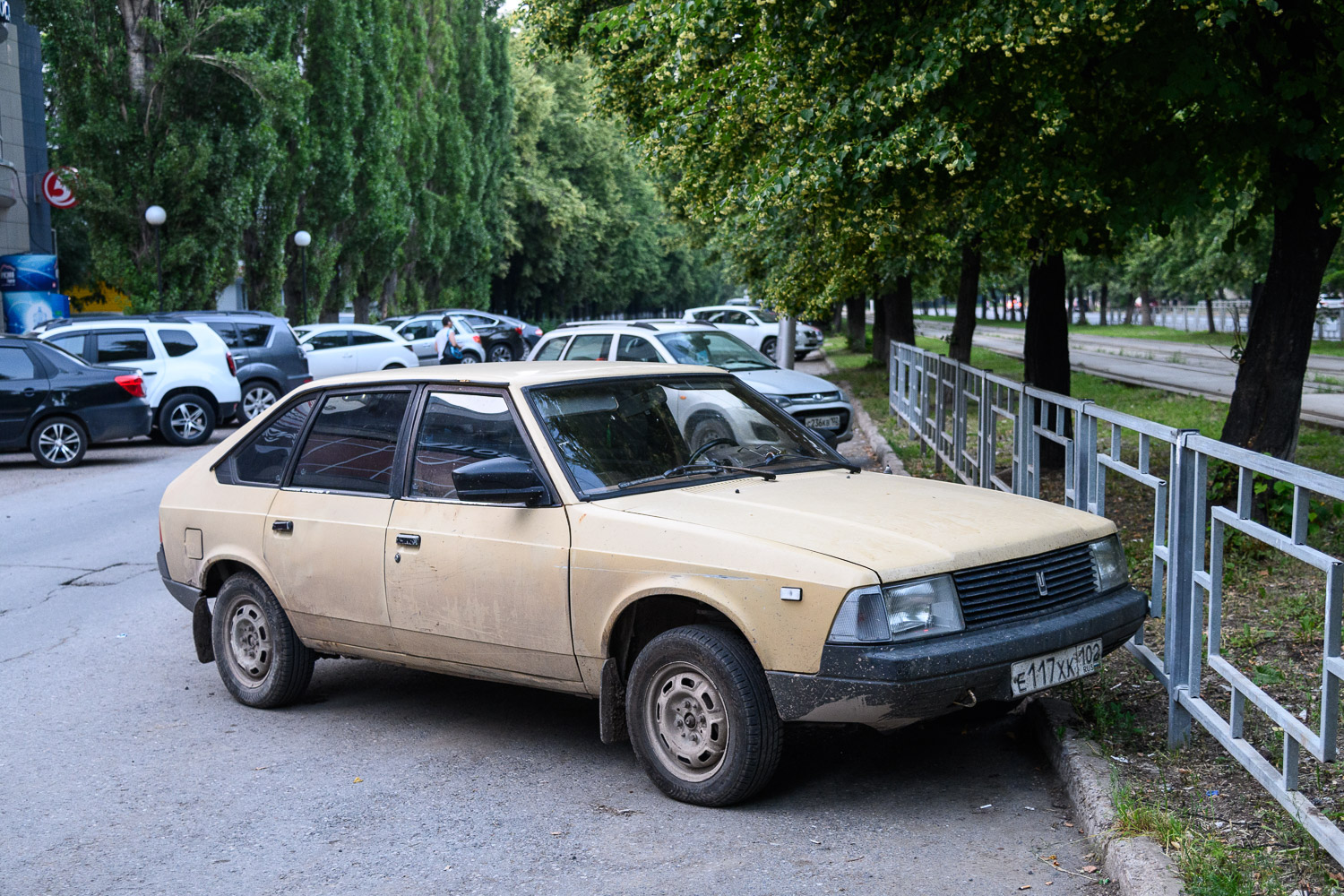 Башкортостан, № Е 117 ХК 102 — Москвич-2141 '86-98