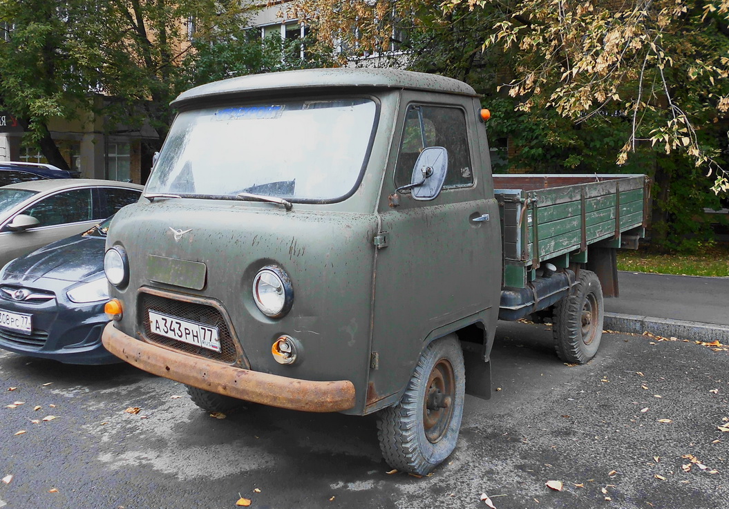 Москва, № А 343 РН 77 — УАЗ-3303 '85-03