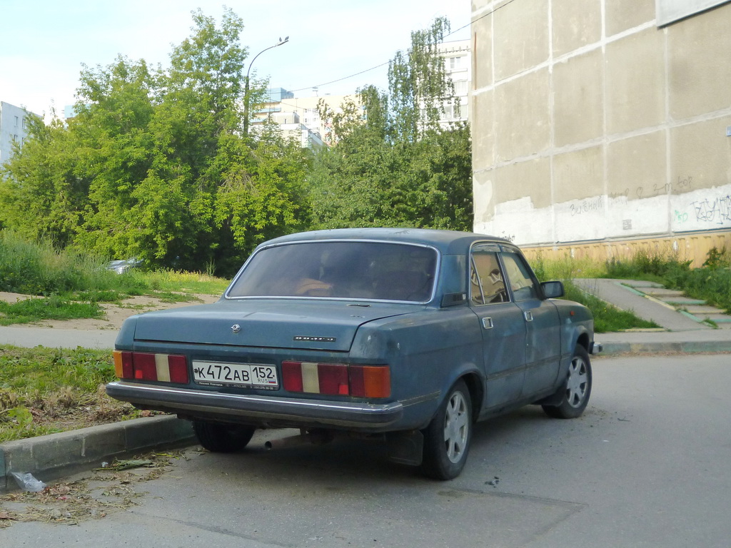 Нижегородская область, № К 472 АВ 152 — ГАЗ-3102 Волга '81-08