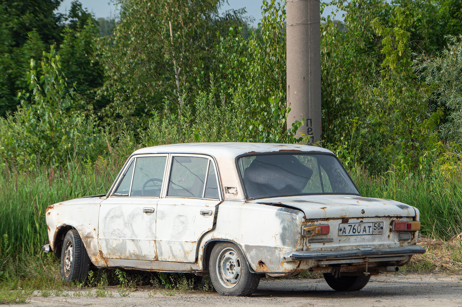 Пензенская область, № А 760 АТ 58 — ВАЗ-21011 Жигули '74-83