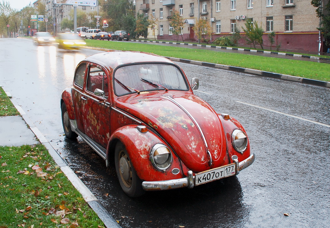 Москва, № К 407 ОТ 177 — Volkswagen Käfer (общая модель)