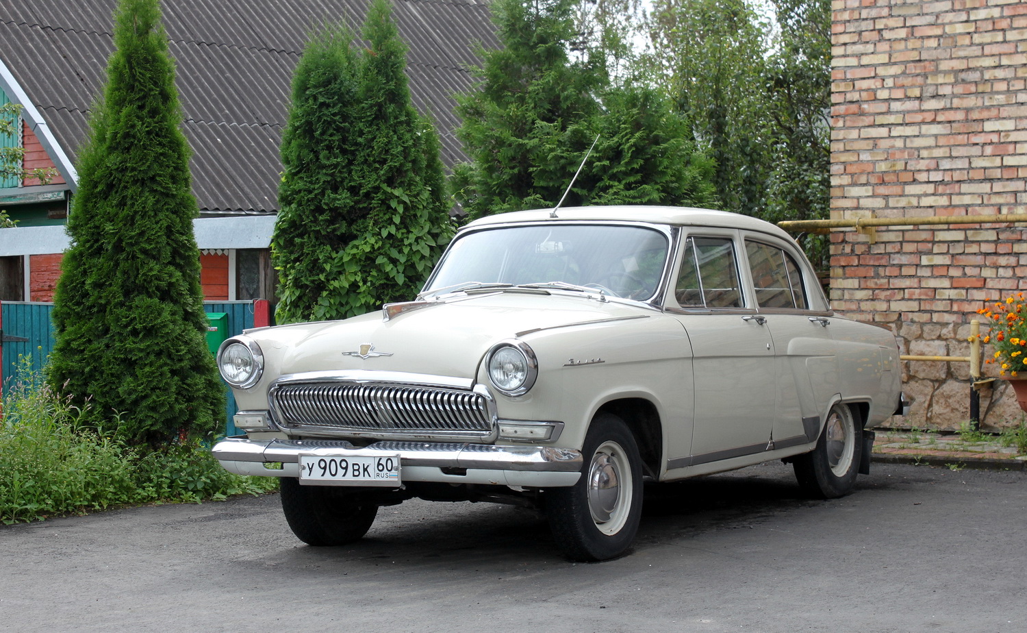 Псковская область, № У 909 ВК 60 — ГАЗ-21УС Волга '65-70