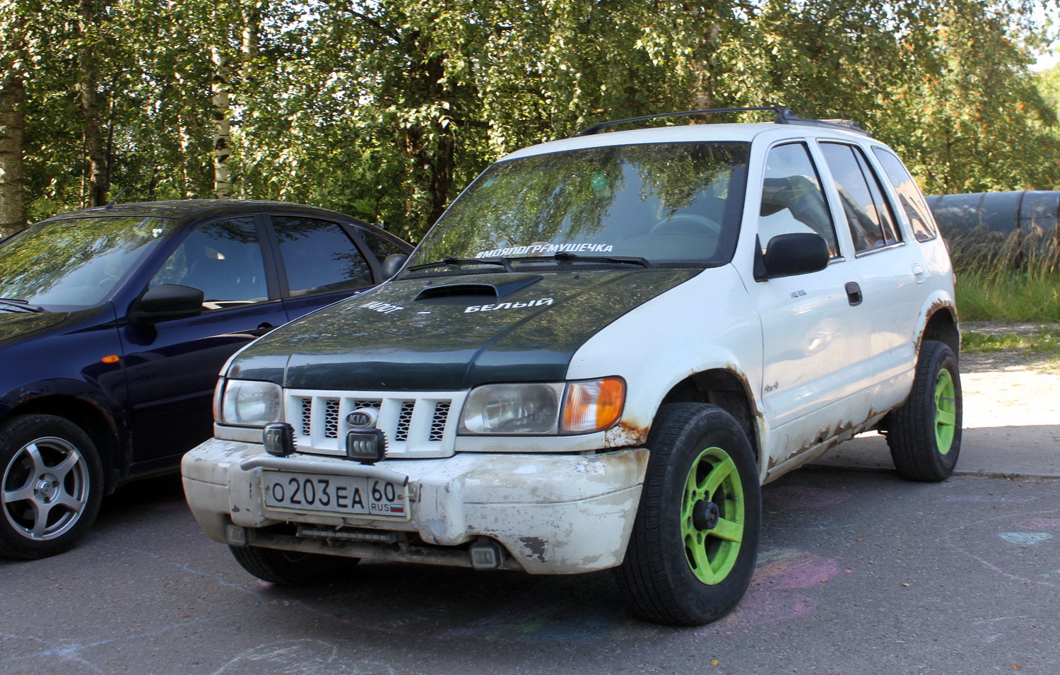 Псковская область, № О 203 ЕА 60 — Kia Sportage '93-04