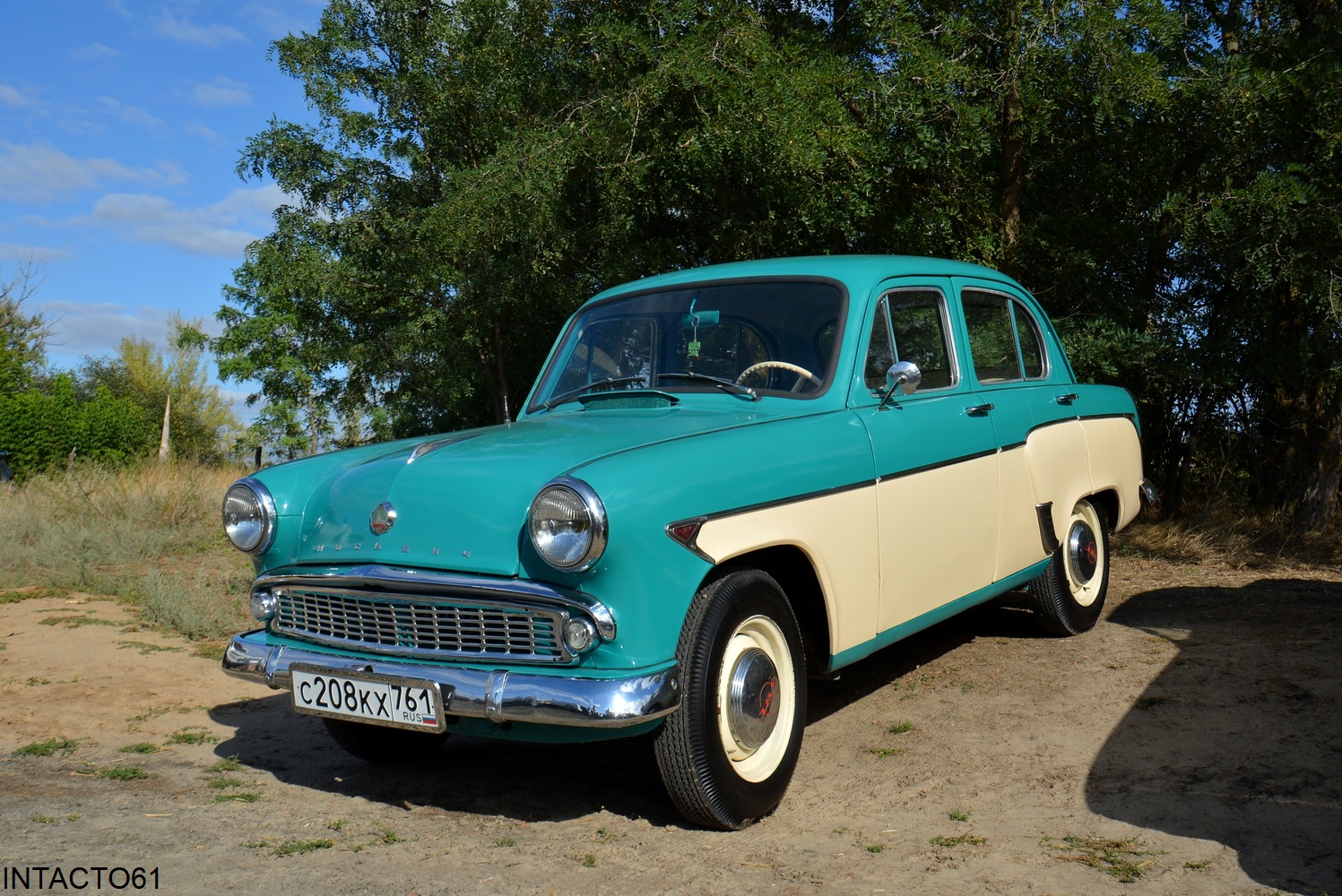 Ростовская область, № С 208 КХ 761 — Москвич-407 '58-63; Ростовская область — Автопробег "Донретро" 2025