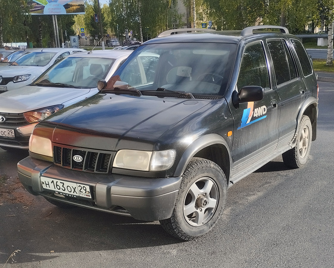 Архангельская область, № Н 163 ОХ 29 — Kia Sportage (Автотор) '01-06