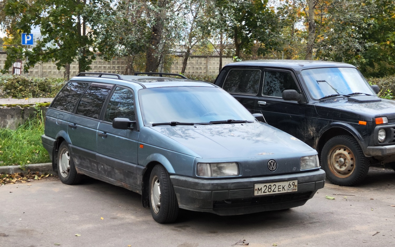Тверская область, № М 282 ЕК 69 — Volkswagen Passat Variant (B3) '88-93