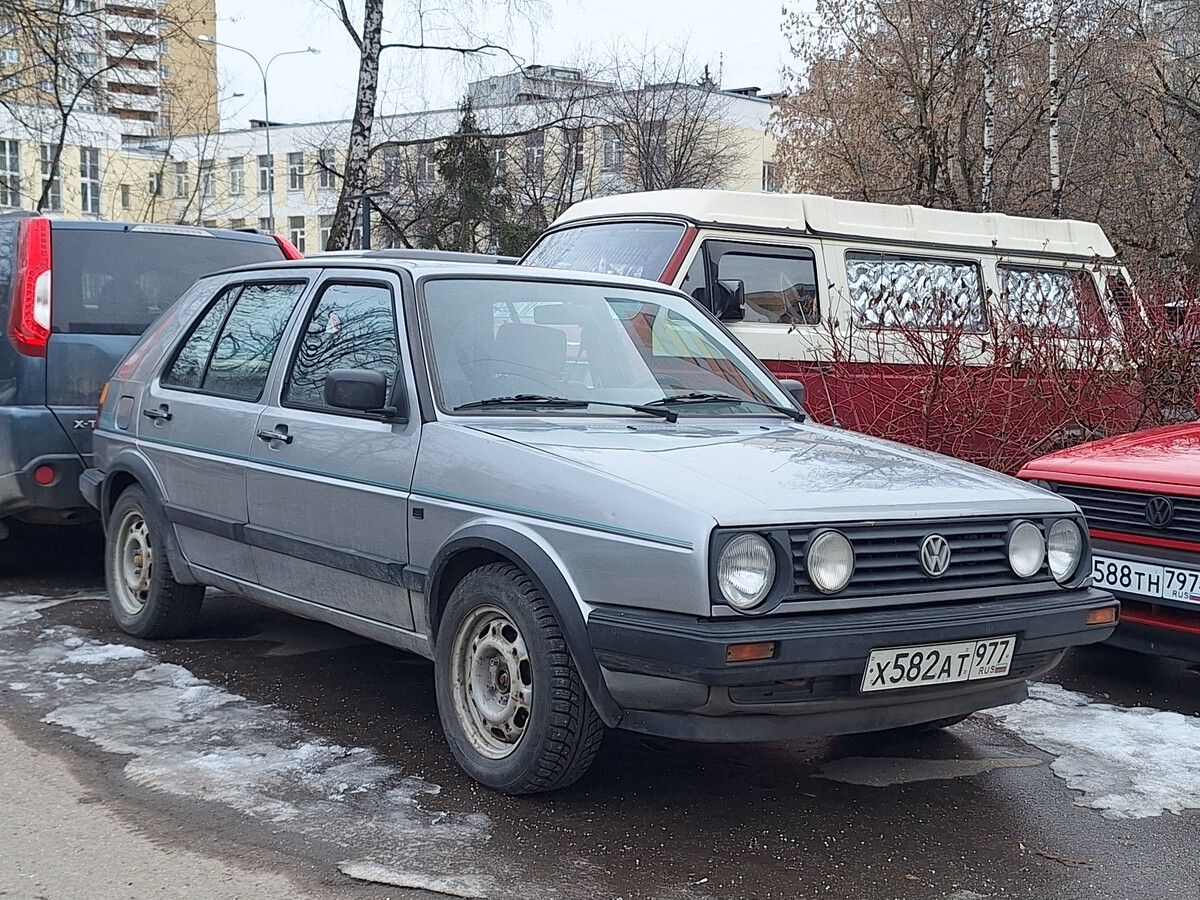 Москва, № Х 582 АТ 977 — Volkswagen Golf (Typ 19) '83-92
