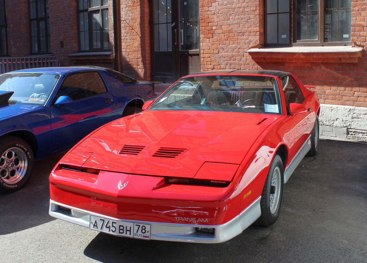 Санкт-Петербург, № А 745 ВН 78 — Pontiac Firebird (3G) '82-92; Санкт-Петербург — Ежегодная выставка классических и кастомных автомобилей и мотоциклов "Original Meet"
