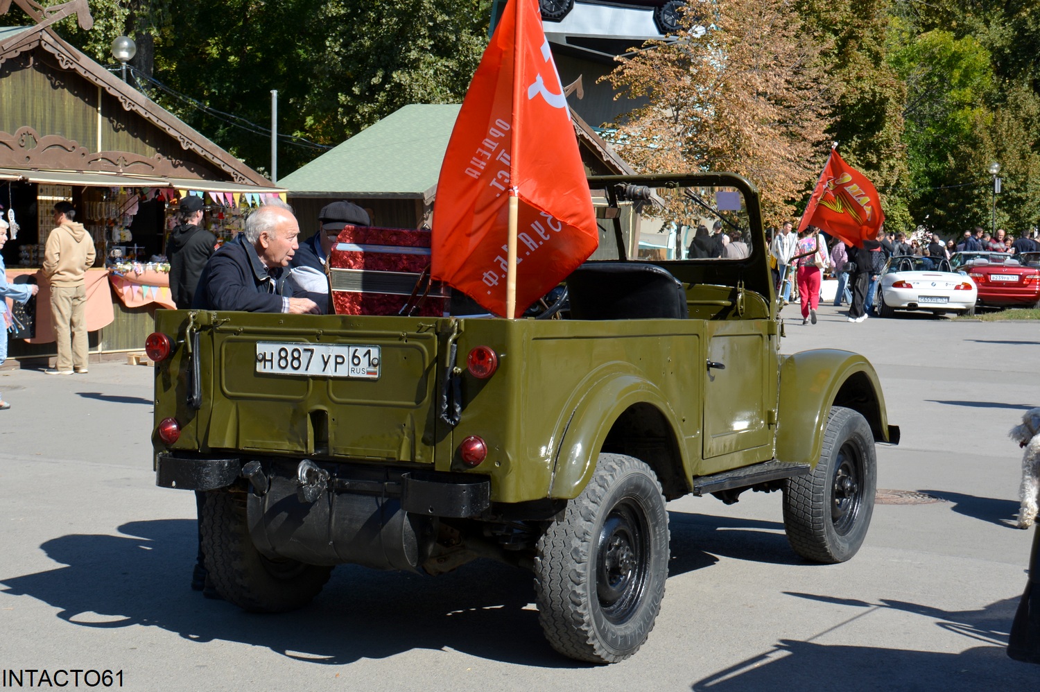 Ростовская область, № Н 887 УР 61 — ГАЗ-69 '53-73; Ростовская область — Retro Motor Show_2025_Сентябрь