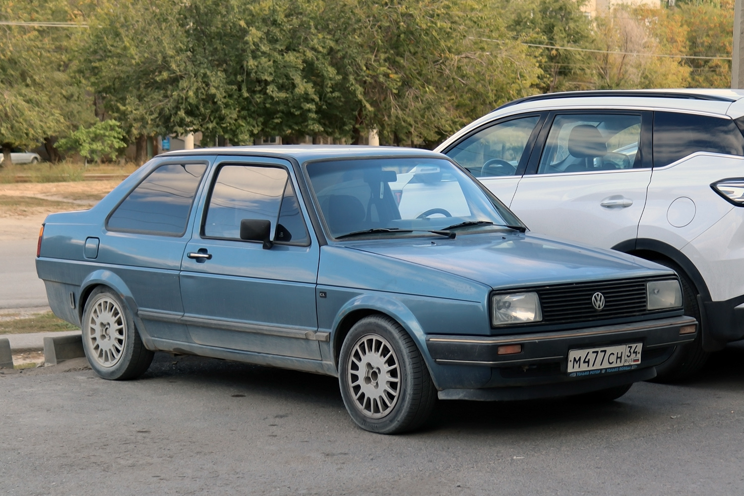 Волгоградская область, № М 477 СН 34 — Volkswagen Jetta Mk2 (Typ 16) '84-92
