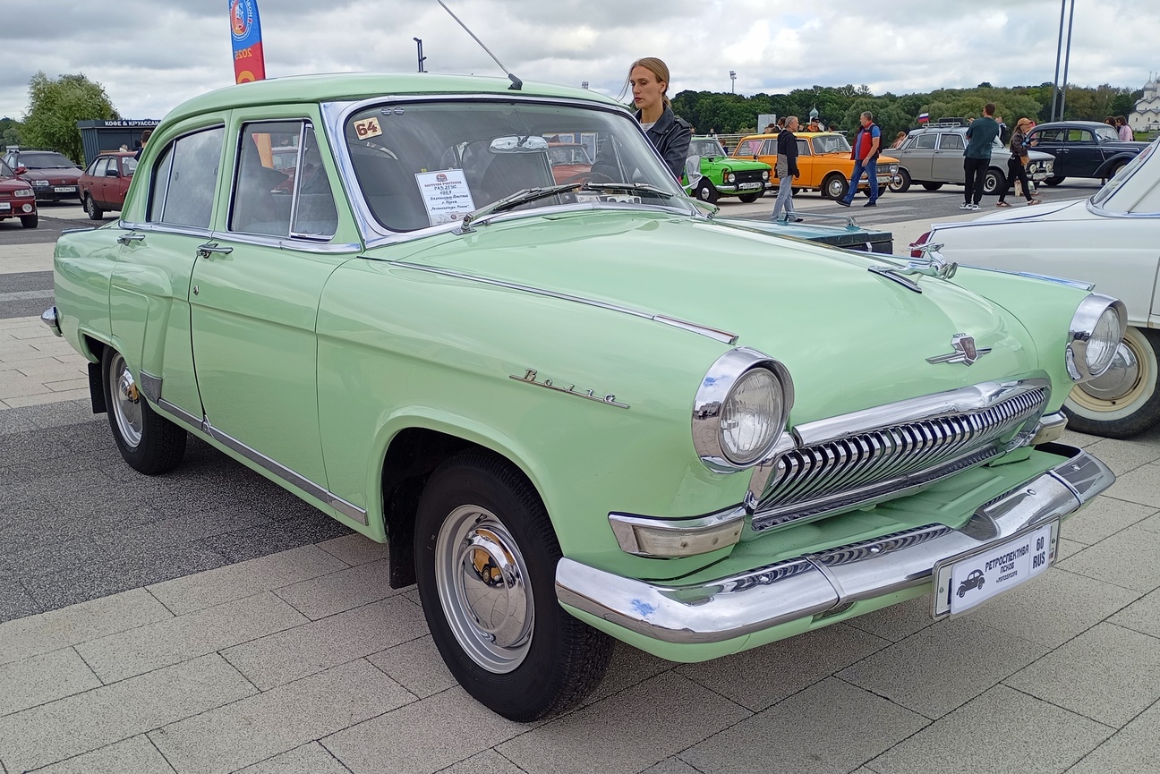 Псковская область, № В 579 АМ 51 — ГАЗ-21УС Волга '65-70; Новгородская область — "Авто Ретро Вече 2025"