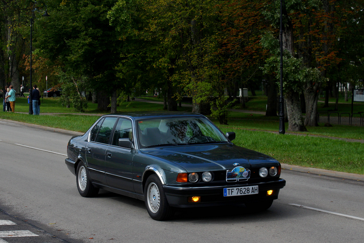 Испания, № TF 7628 AH — BMW 7 Series (E32) '86-94; Латвия — Retro Jūrmala 25