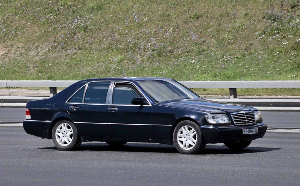 Башкортостан, № Е 248 ЕК 702 — Mercedes-Benz (W140) '91-98