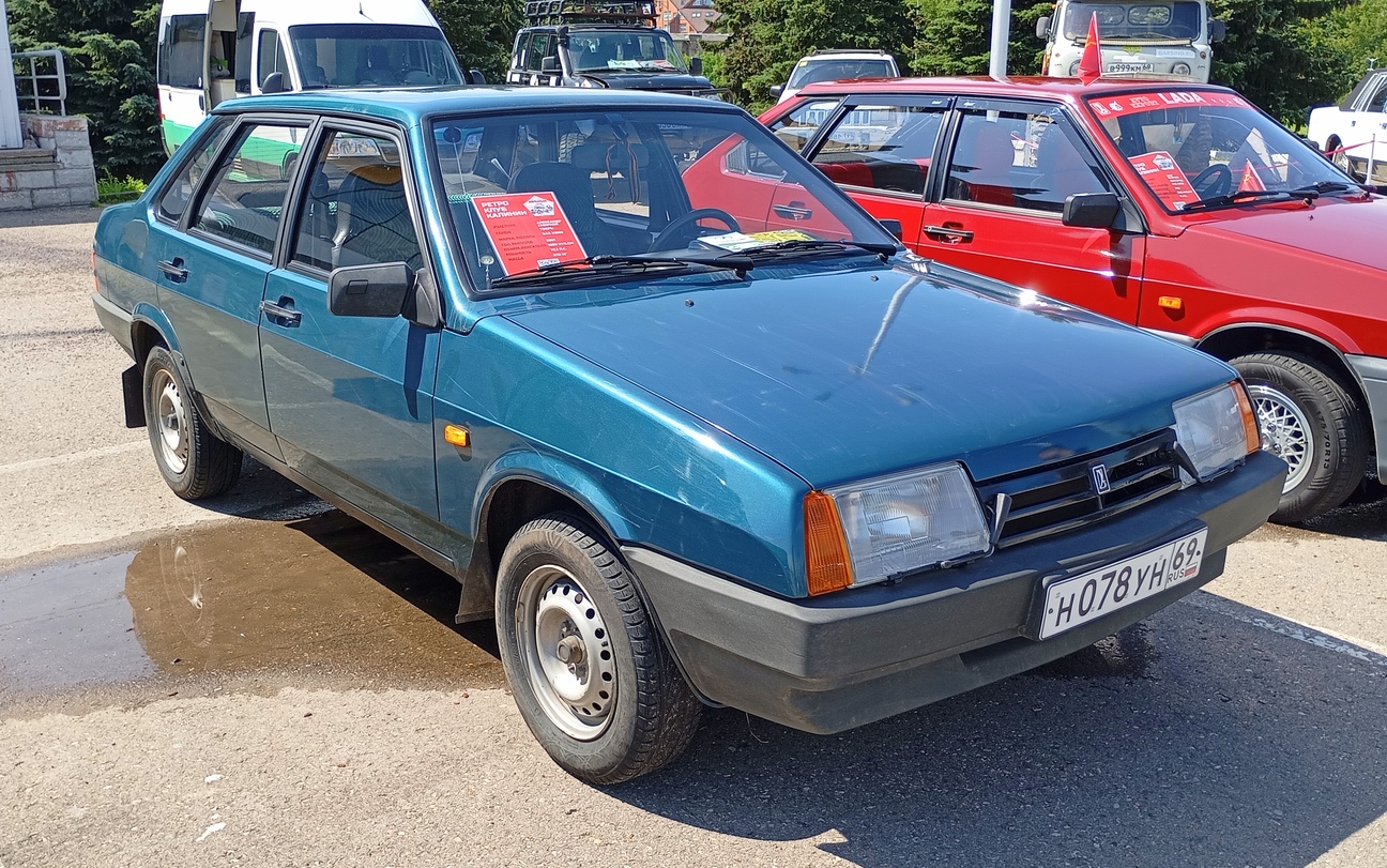Тверская область, № Н 078 УН 69 — ВАЗ-21099 '90-04; Тверская область — Фестиваль "Столица Ретро 2025"