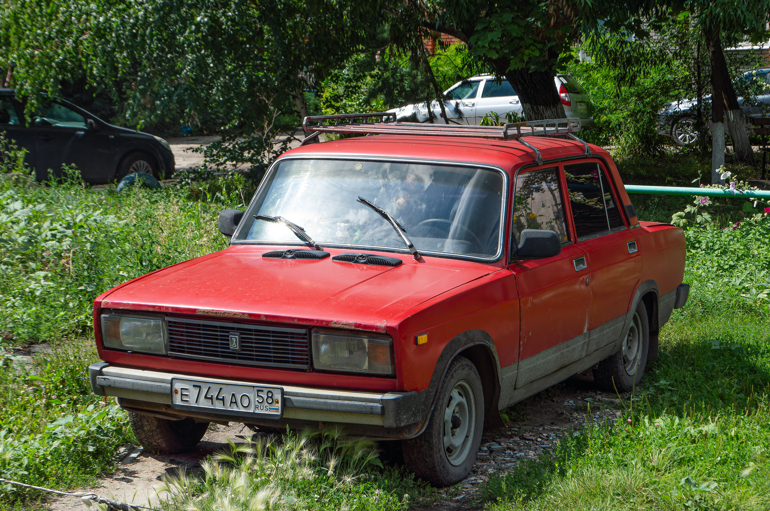 Пензенская область, № Е 744 АО 58 — ВАЗ-2105 Жигули '80-91