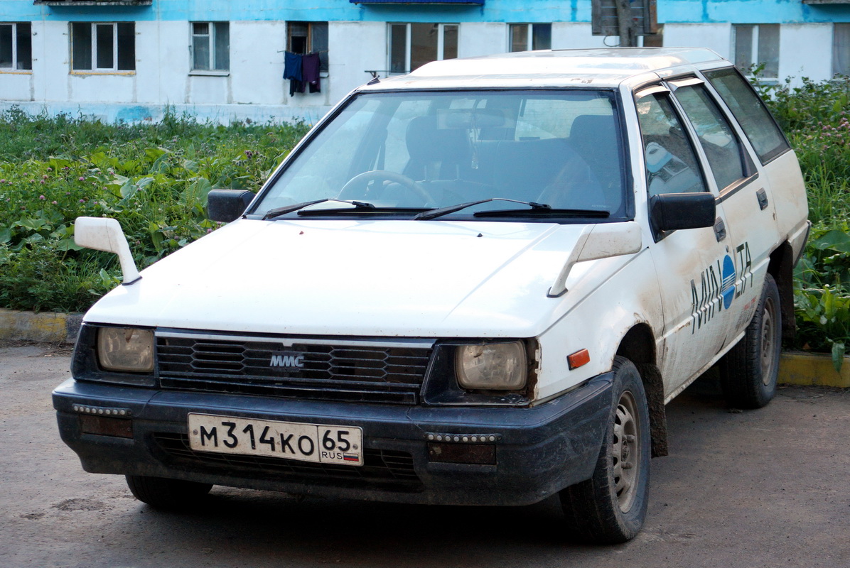 Сахалинская область, № М 314 КО 65 — Mitsubishi Lancer (3G) '83-92