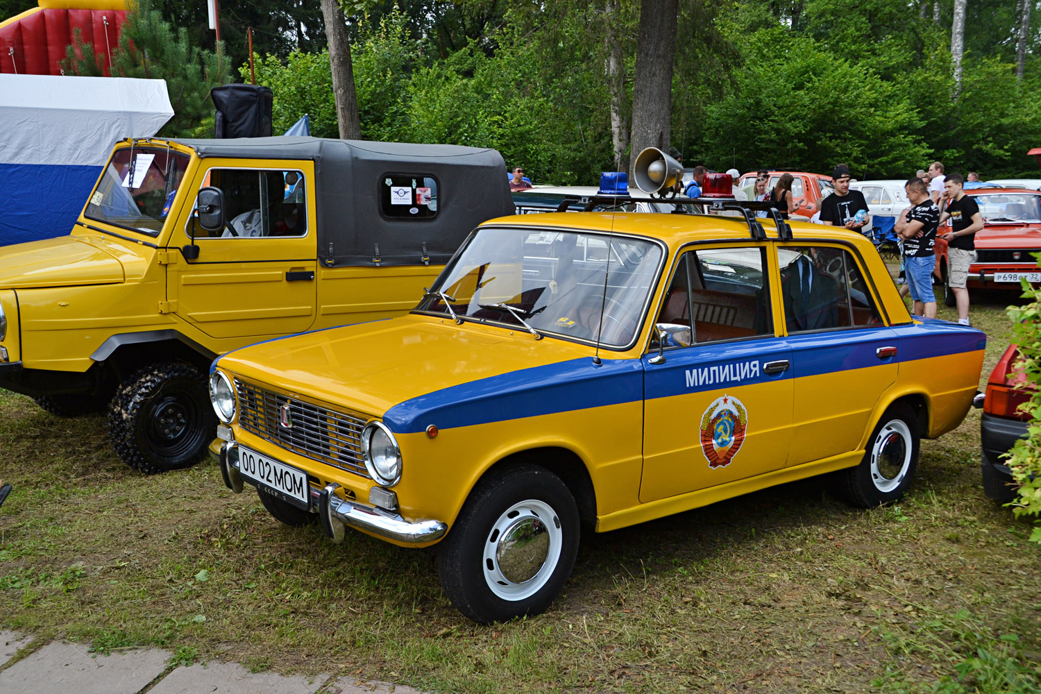 Московская область, № 0002 МОМ — ВАЗ-2101 Жигули '70-83; Калужская область — Автомобильный фестиваль "Парковый"