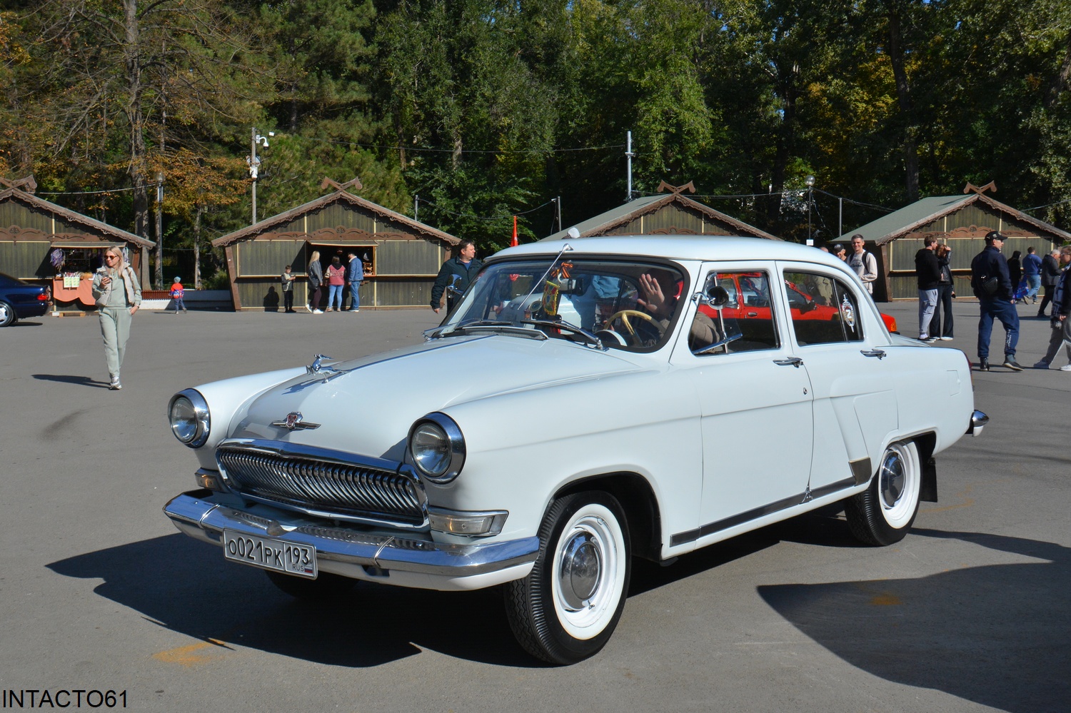 Краснодарский край, № О 021 РК 193 — ГАЗ-21Р Волга '65-70; Ростовская область — Retro Motor Show_2025_Сентябрь