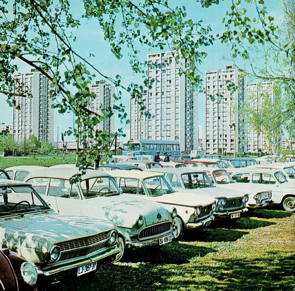 Словения, № LJ 367 37 — Opel Rekord (B) '65-66; Хорватия, № ZG 109 22 — Opel Kapitän '56-57; Хорватия — Старые фотографии