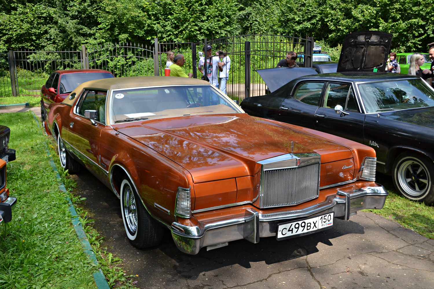 Московская область, № С 499 ВХ 150 — Lincoln Continental Mark IV '72-76; Калужская область — Автомобильный фестиваль "Парковый"