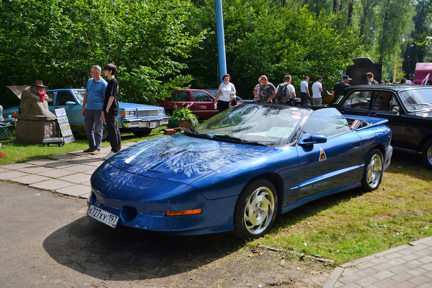 Москва, № Х 727 ХУ 197 — Pontiac Firebird (4G) '93-97; Калужская область — Автомобильный фестиваль "Парковый"