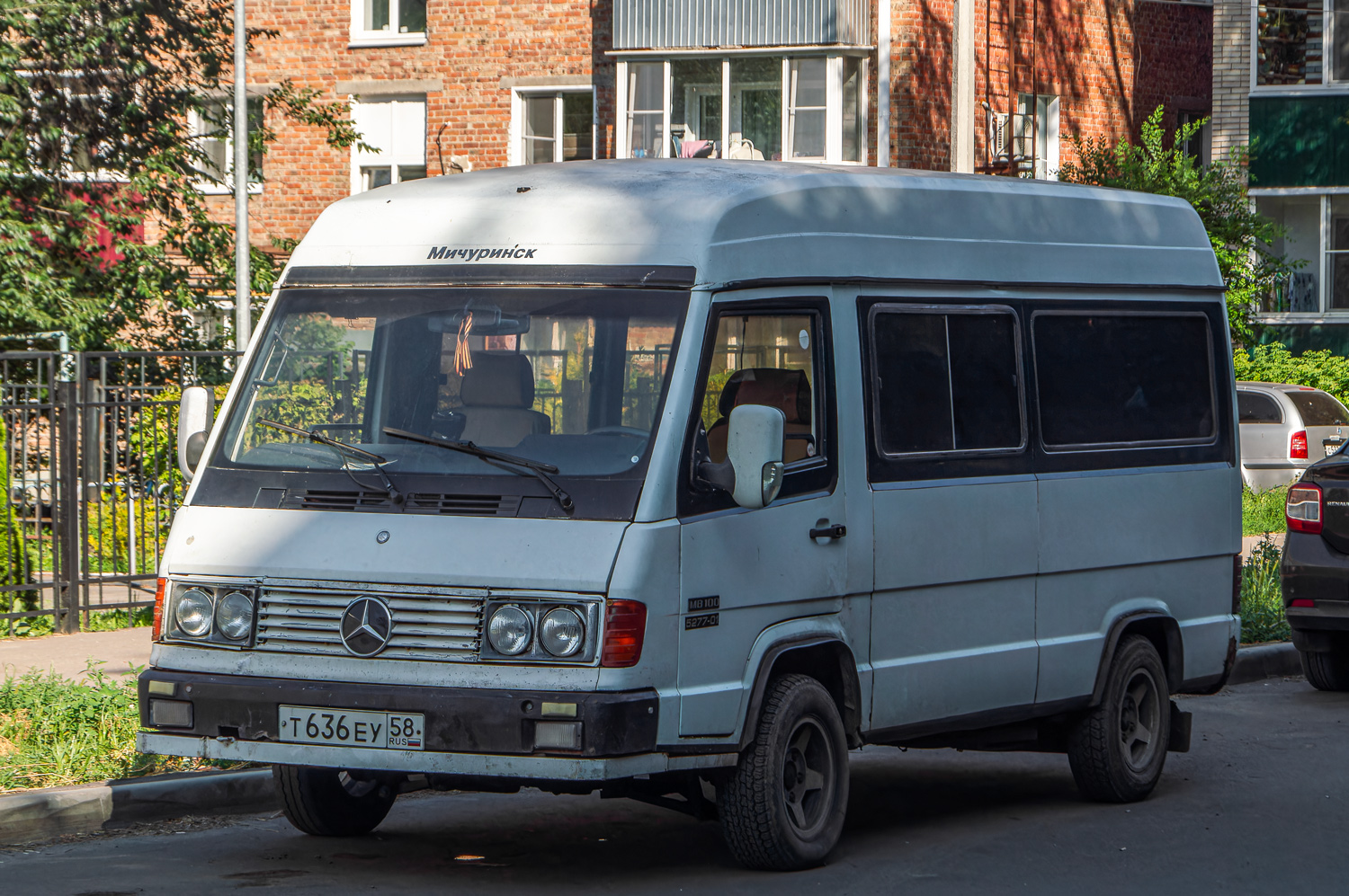 Пензенская область, № Т 636 ЕУ 58 — Mercedes-Benz MB100 '81-96
