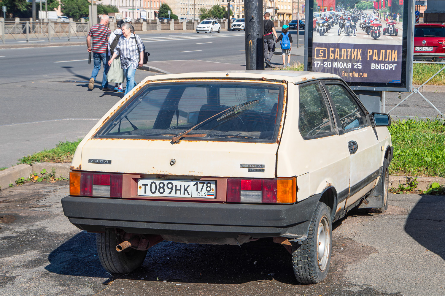 Санкт-Петербург, № Т 089 НК 178 — ВАЗ-2108 '84-94