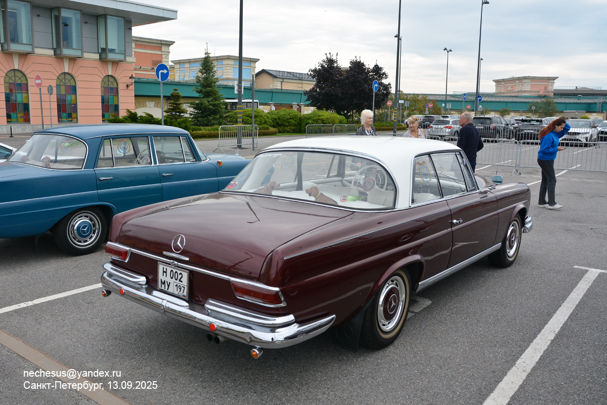Москва, № Н 002 МУ 197 — Mercedes-Benz (W111/W112) '59-71; Санкт-Петербург — Ралли "Петербург. LADA Классик Тур" 2025