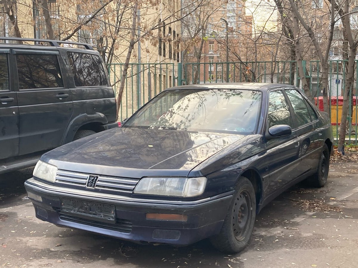 Москва, № (77) Б/Н 0648 — Peugeot 605 '89-99