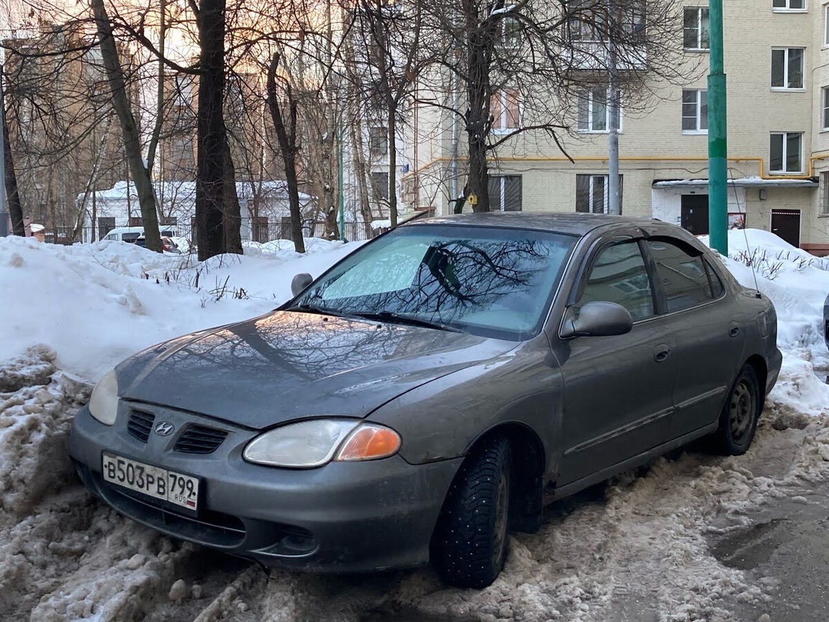 Москва, № В 503 РВ 799 — Hyundai Lantra/Elantra (2G) '95-00