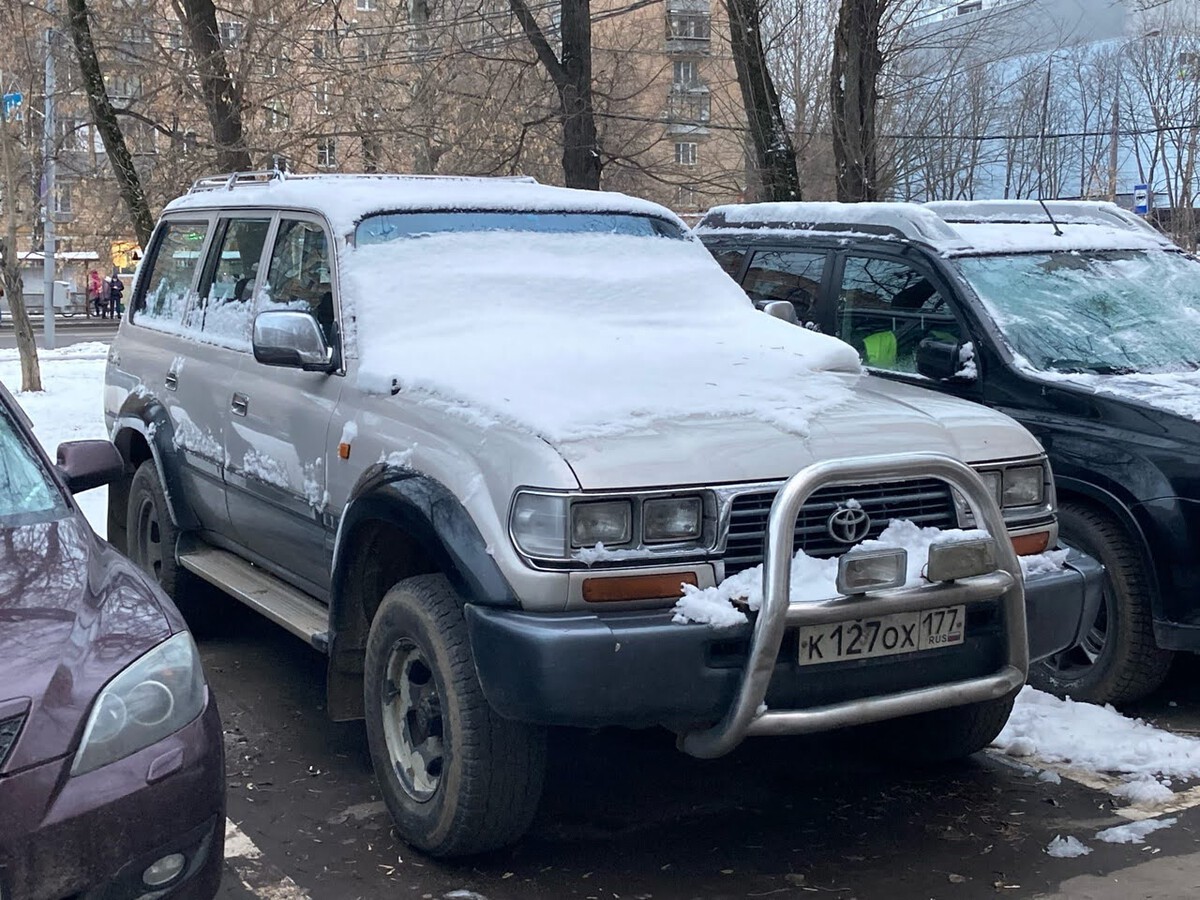Москва, № К 127 ОХ 177 — Toyota Land Cruiser (J80) '89-97