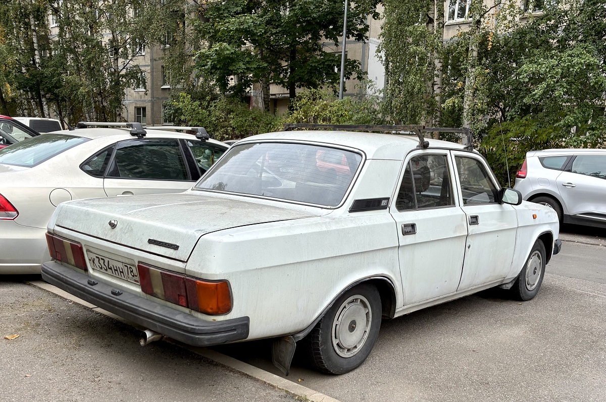 Санкт-Петербург, № К 334 НН 78 — ГАЗ-31029 Волга '92-97