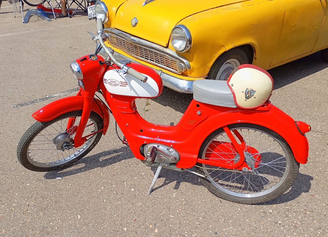 Тверская область, № (69) Б/Н МТ 0028 — Jawa 50 typ 551 Jawetta '58-62; Тверская область — Фестиваль "Столица Ретро 2025"