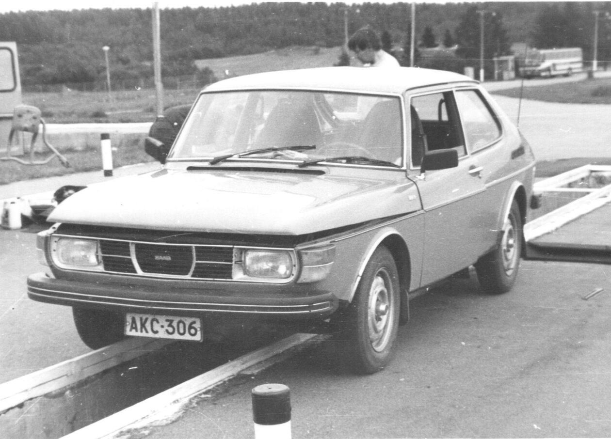 Финляндия, № AKC-306 — Saab 99 '68-84; Исторические фотографии (до 2000 года) (Ленинградская область)