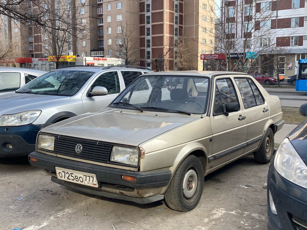 Москва, № О 725 ВО 777 — Volkswagen Jetta Mk2 (Typ 16) '84-92