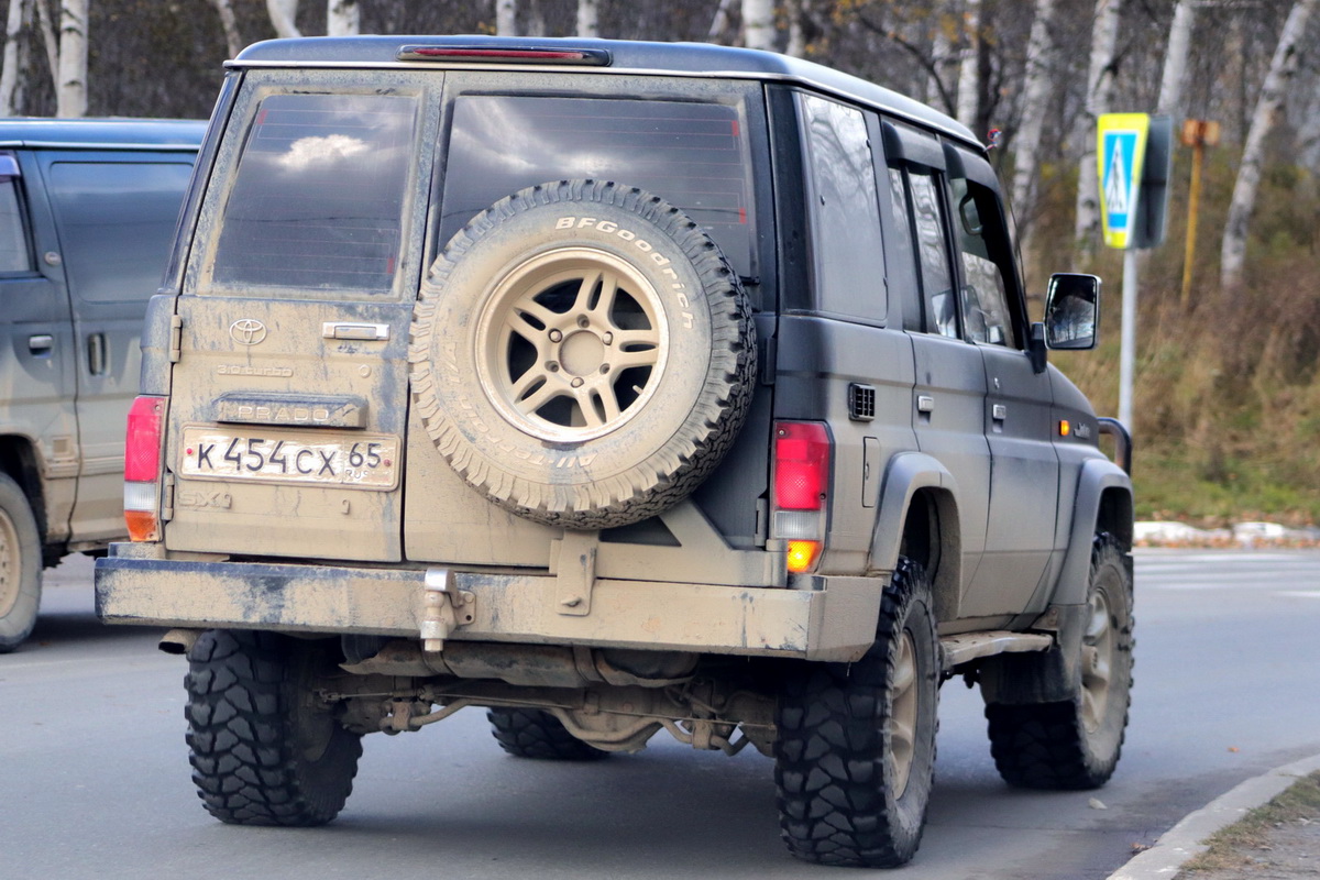 Сахалинская область, № К 454 СХ 65 — Toyota Land Cruiser Prado (J70) '90-96