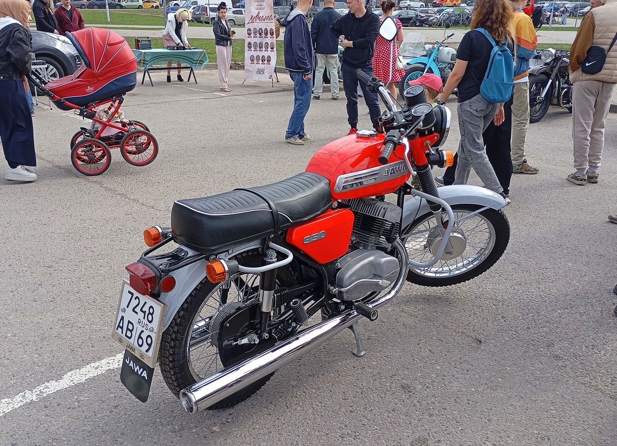 Тверская область, № 7248 АВ 69 — Jawa 350 typ 634 '73-85; Тверская область — Открытие сезона 2025 Тверского ретро-клуба