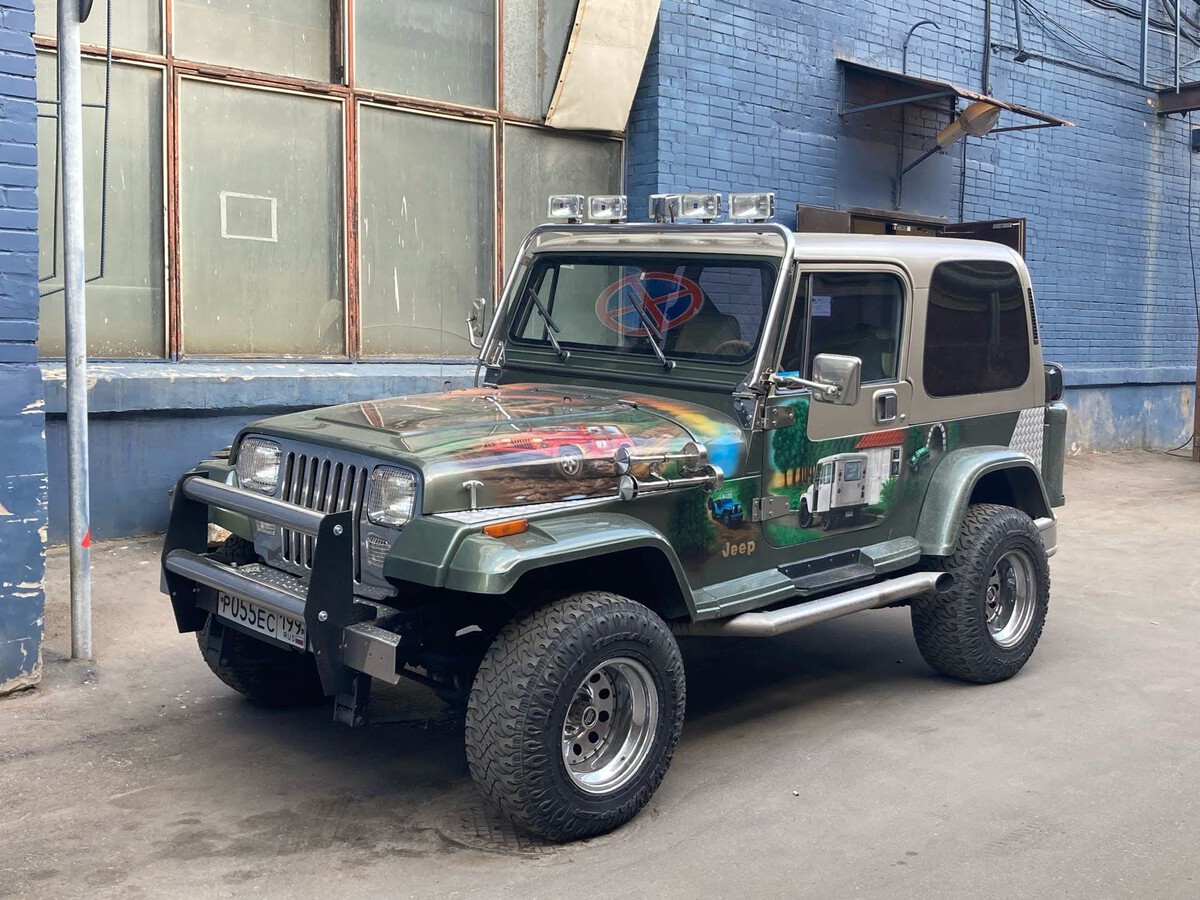 Москва, № Р 055 ЕС 199 — Jeep Wrangler (YJ) '87-96