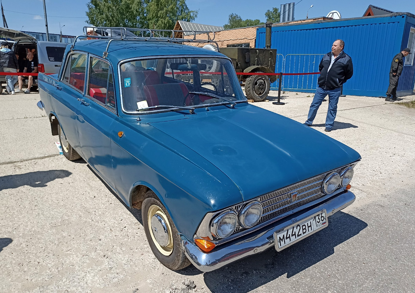 Воронежская область, № М 442 ВН 136 — Москвич-408Э '64-69; Московская область — Ретро Фестиваль в "День России"