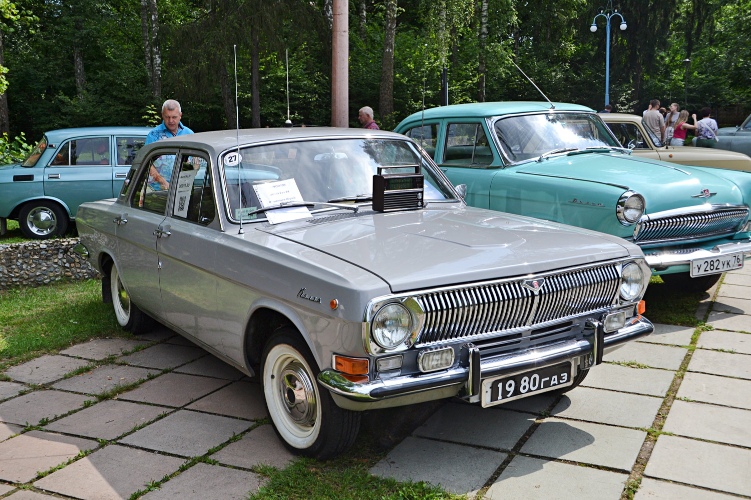 Москва, № Т 389 ОН 799 — ГАЗ-24 Волга '68-86; Калужская область — Автомобильный фестиваль "Парковый"