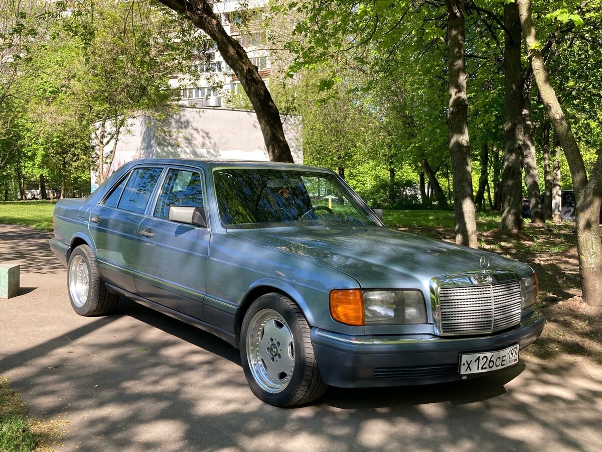 Москва, № Х 126 СЕ 197 — Mercedes-Benz (W126) '79-91