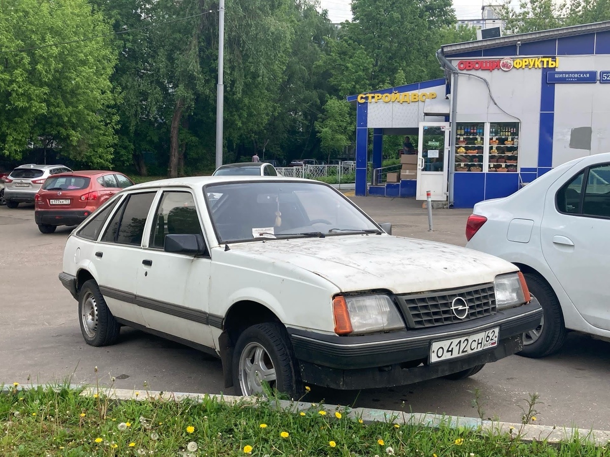 Рязанская область, № О 412 СН 62 — Opel Ascona (C) '81-88