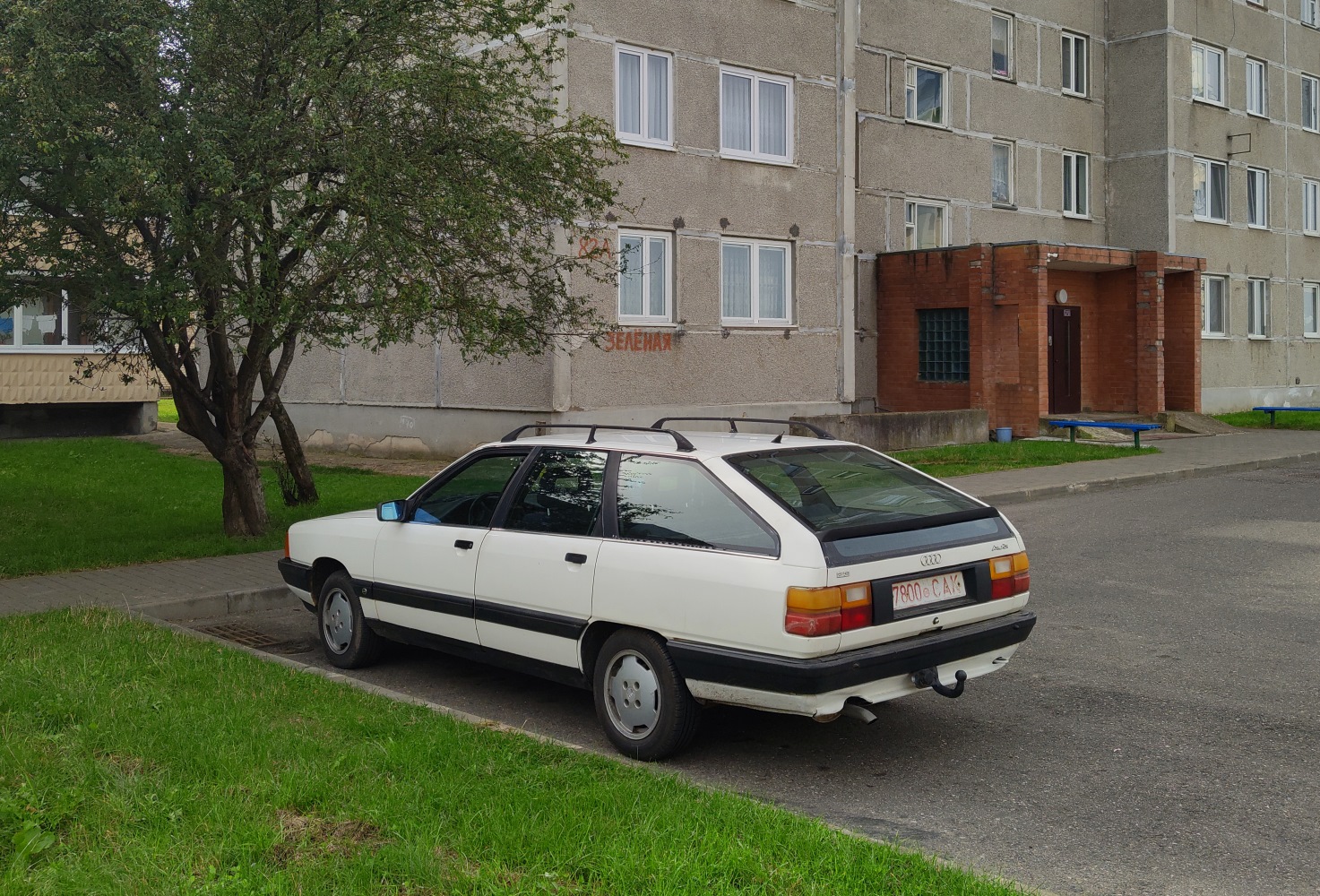 Гродненская область, № 7800 САК — Audi 100 Avant (C3) '82-91