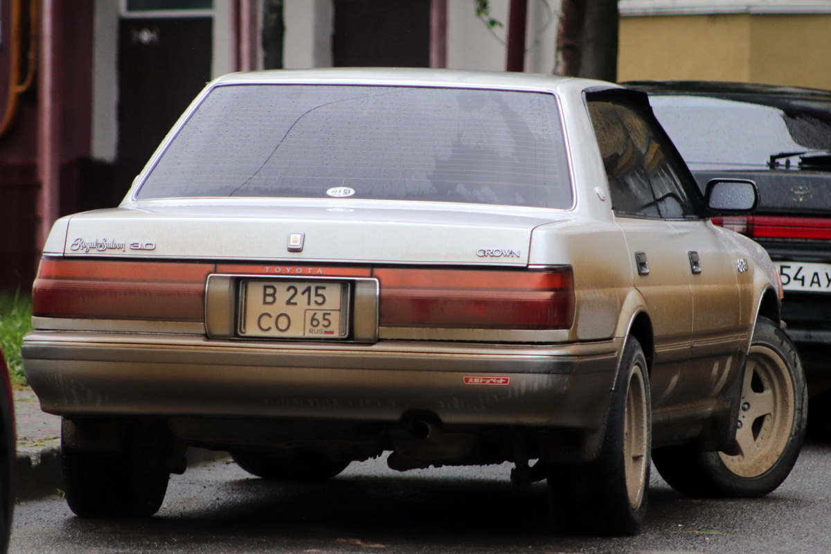 Сахалинская область, № В 215 СО 65 — Toyota Crown (S130) '87-91