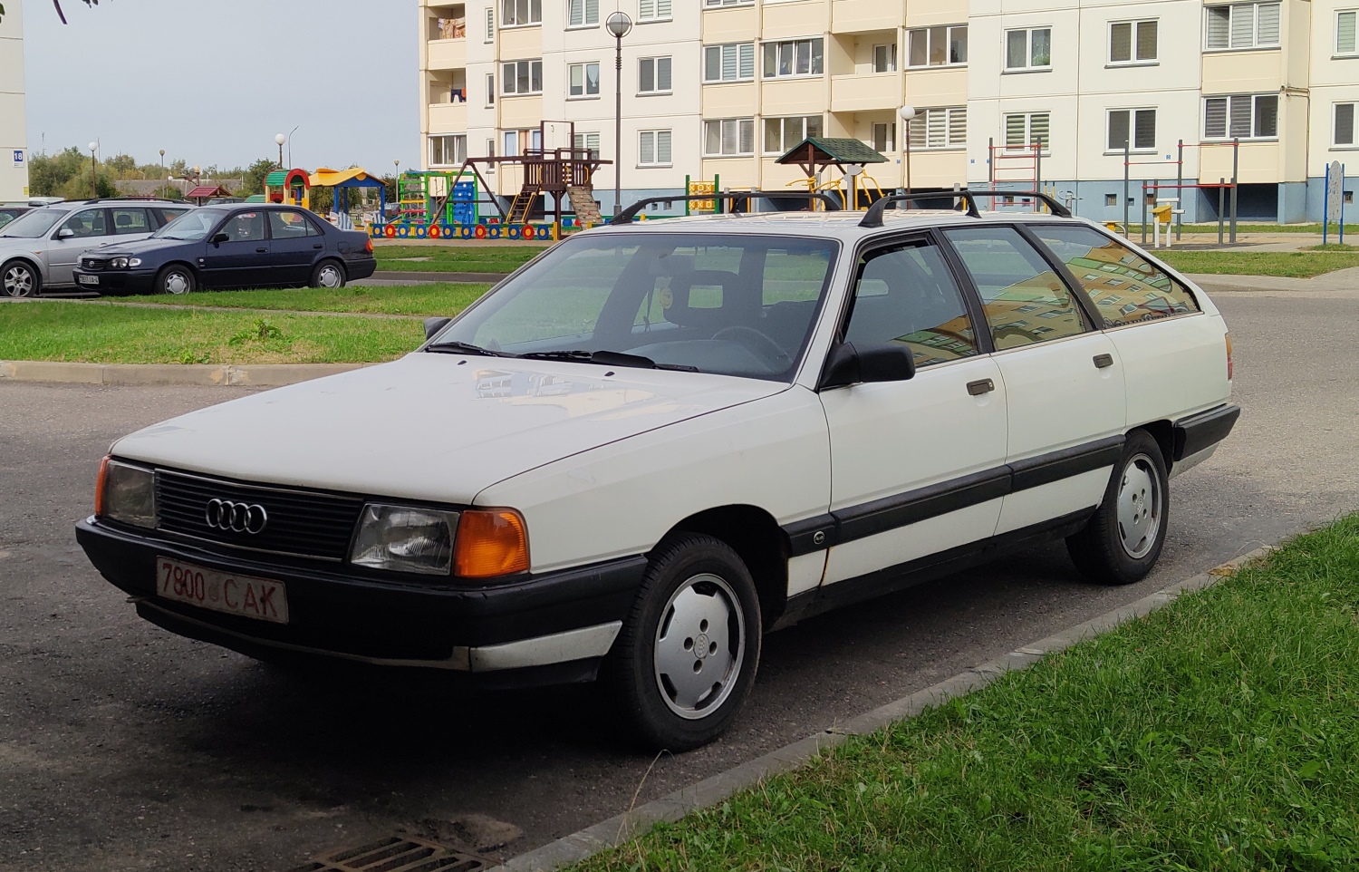 Гродненская область, № 7800 САК — Audi 100 Avant (C3) '82-91