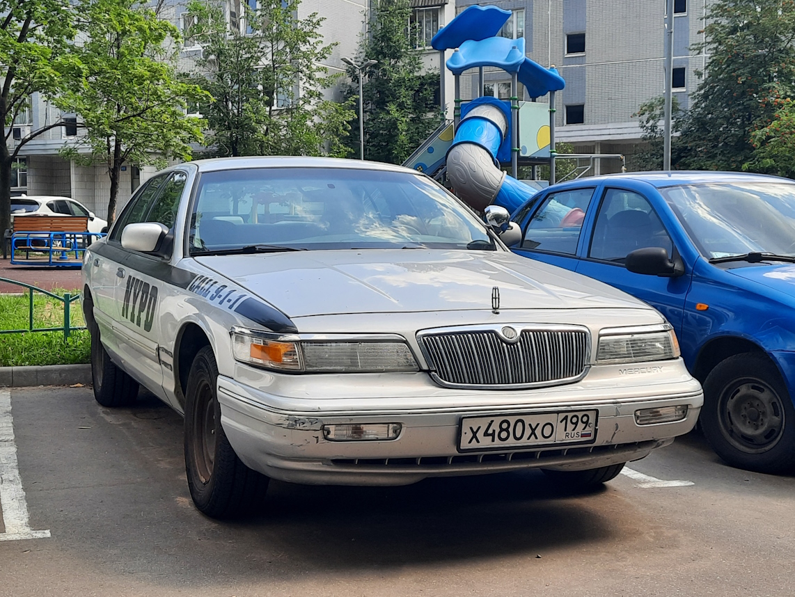 Москва, № Х 480 ХО 199 — Mercury Grand Marquis (2G) '91-97