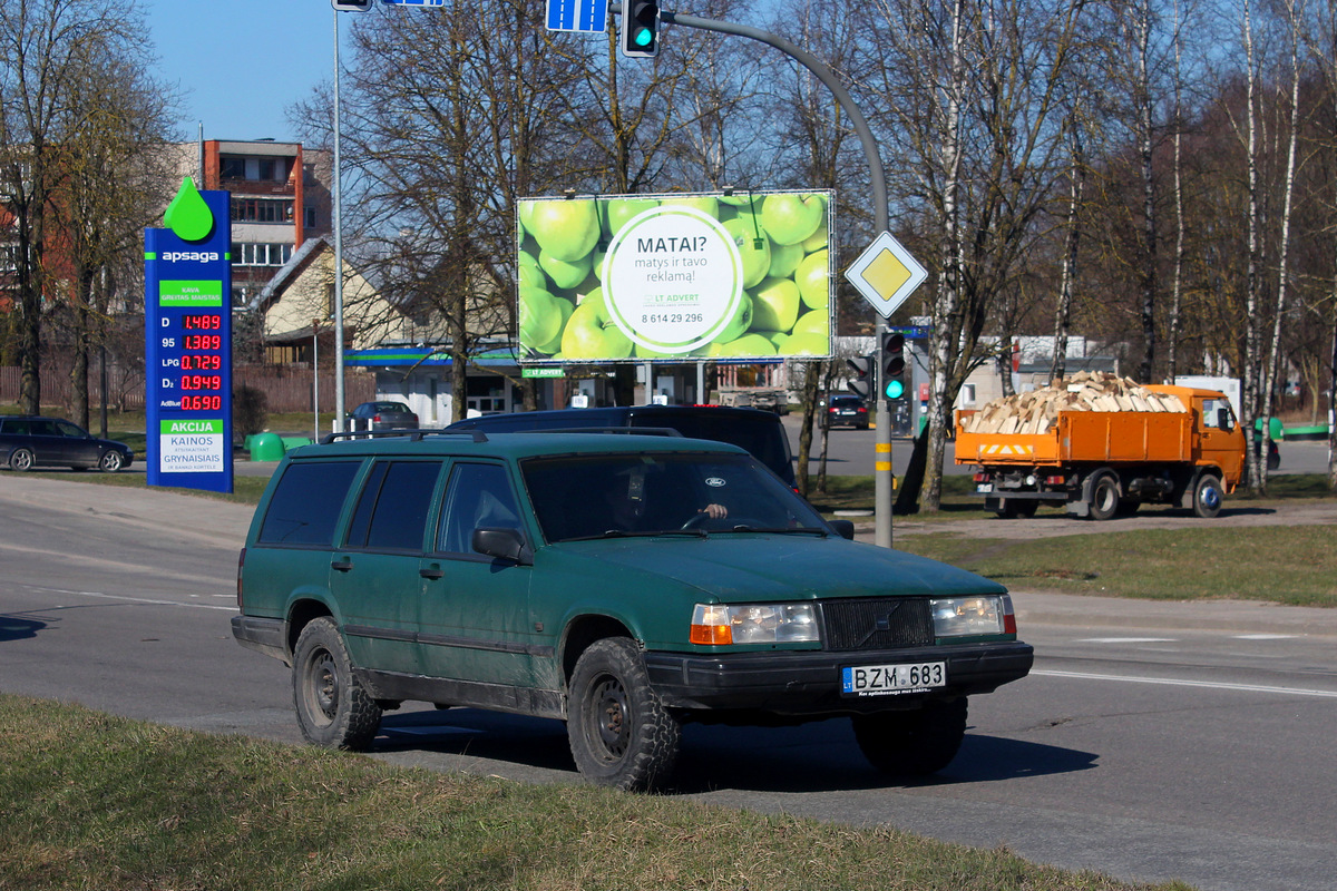 Литва, № BZM 683 — Volvo 960 '90-98